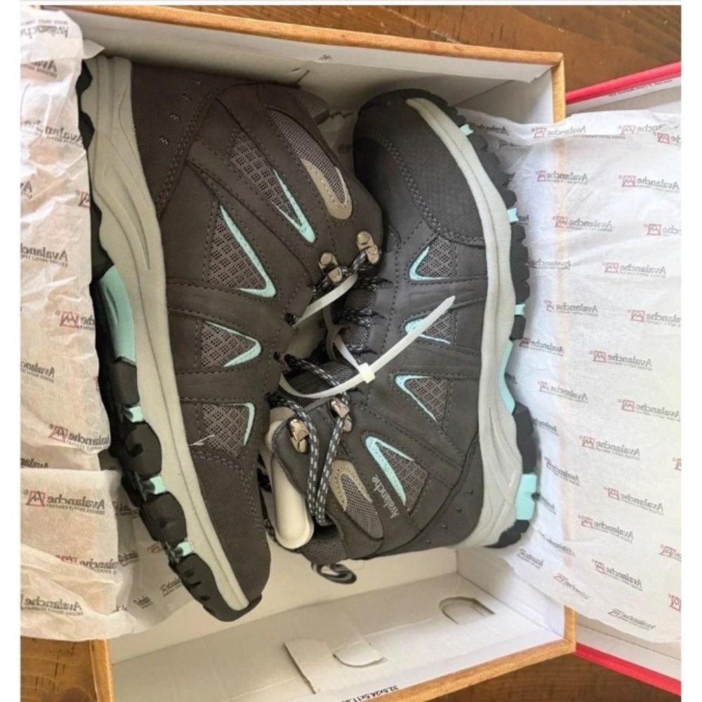 Avalanche Outdoor Supply Co Ridge Womens Hiking Boots Grey Blue Size‎ 8 NEW - Picture 6 of 6